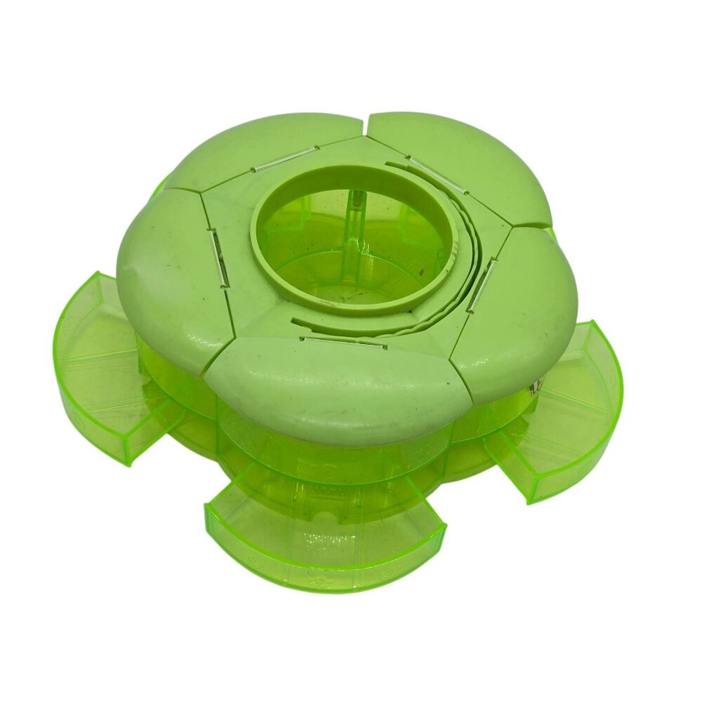 Polly Pocket Translucent Green Vintage Compact Storage Case - Picture 7 of 14